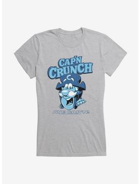 Cap'n Crunch Wow Aye Cap'n! Girls T-Shirt, HEATHER, hi-res