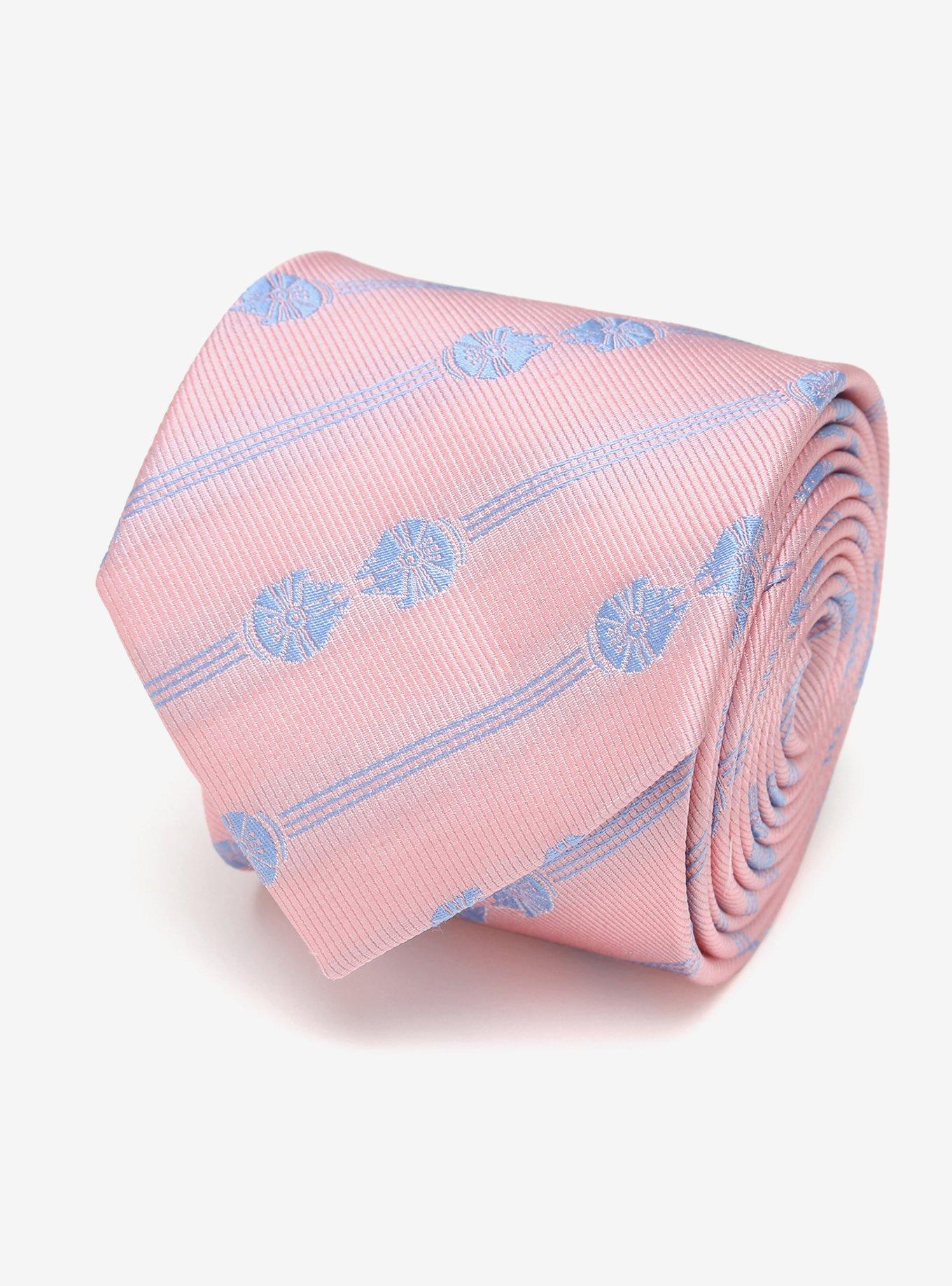 Star Wars Millennium Falcon Stripe Salmon Tie, , hi-res