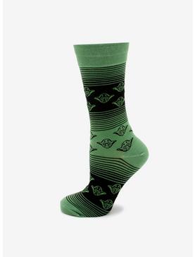 Star Wars Yoda Ombre Stripe Socks, , hi-res