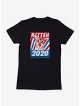 Voting Humor KITTEH 2020 Womens T-Shirt, BLACK, hi-res