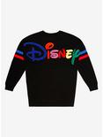 Plus Size Disney Rainbow Chenille Logo Hype Jersey - BoxLunch Exclusive, MULTI, hi-res