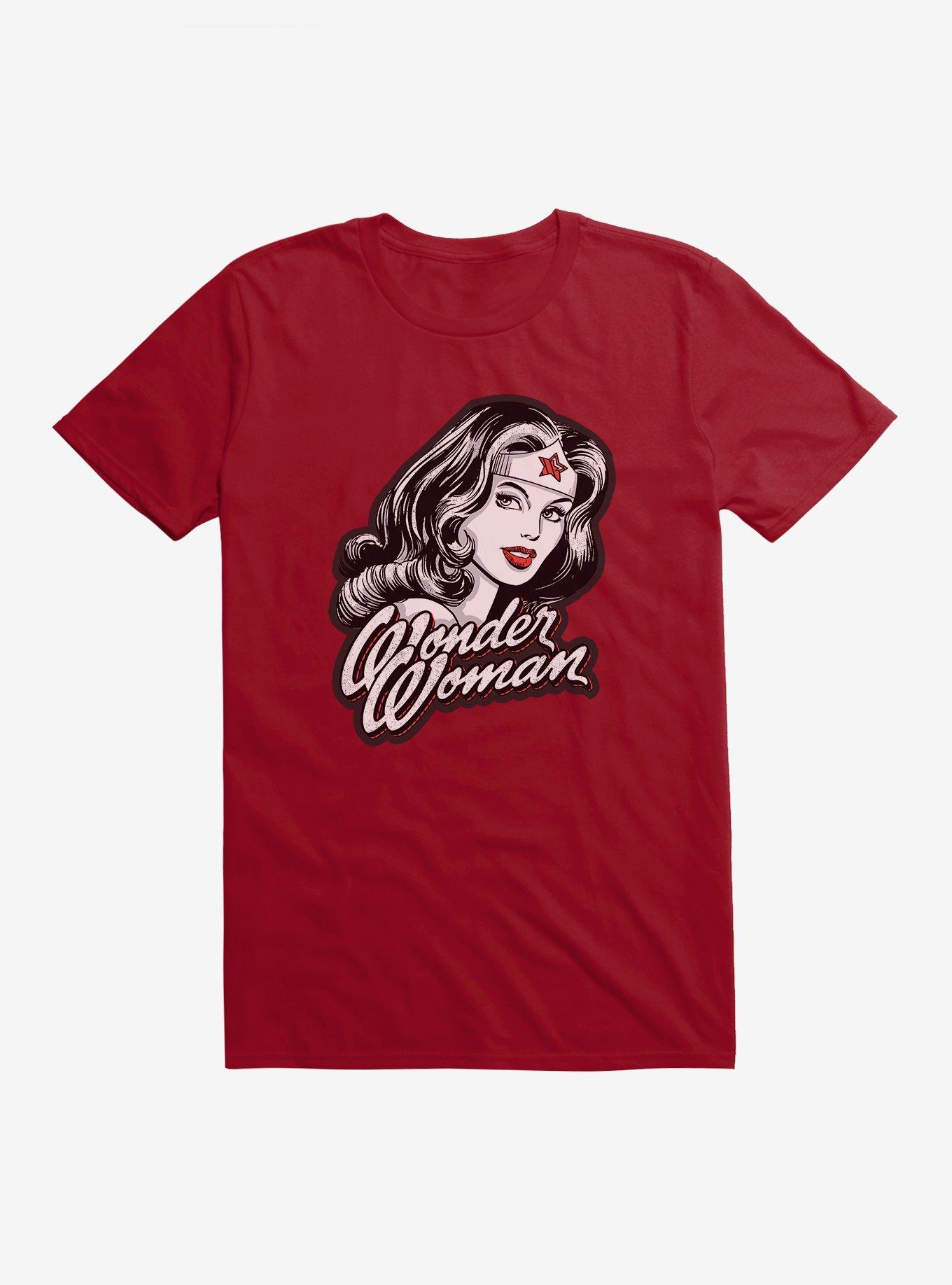 DC Comics Wonder Woman Bold Graphic T-Shirt, INDEPENDENCE RED, hi-res