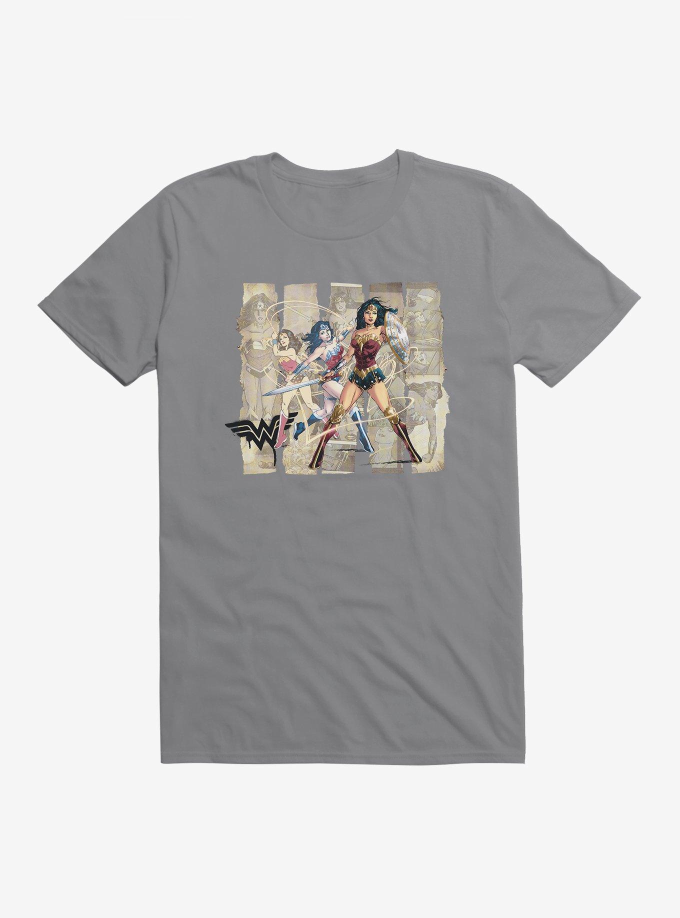 DC Comics Wonder Woman Multi Layered T-Shirt, STORM GREY, hi-res