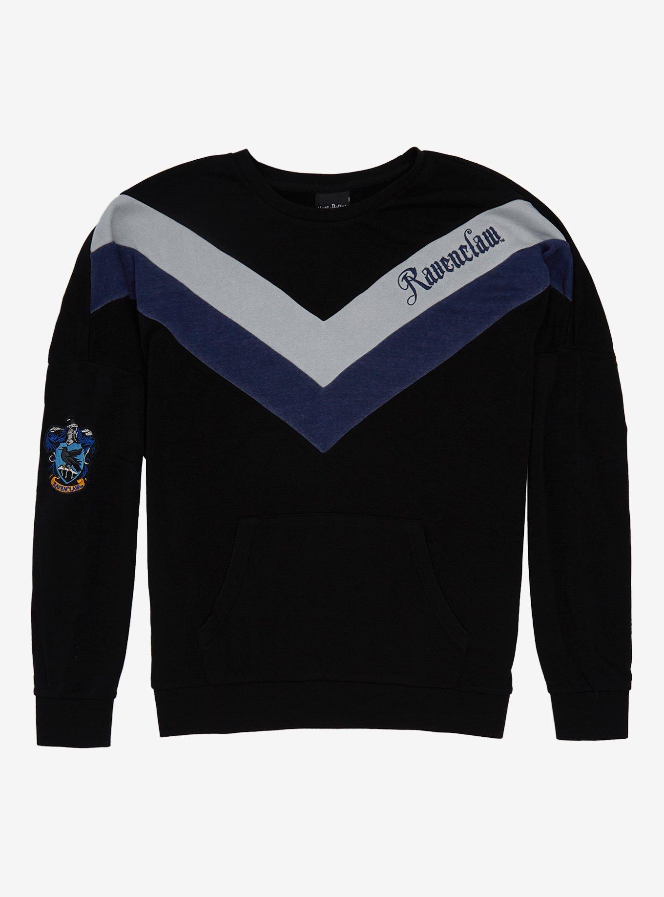 Harry Potter Ravenclaw Chevrons Girls Sweatshirt Plus Size, BLUE, hi-res