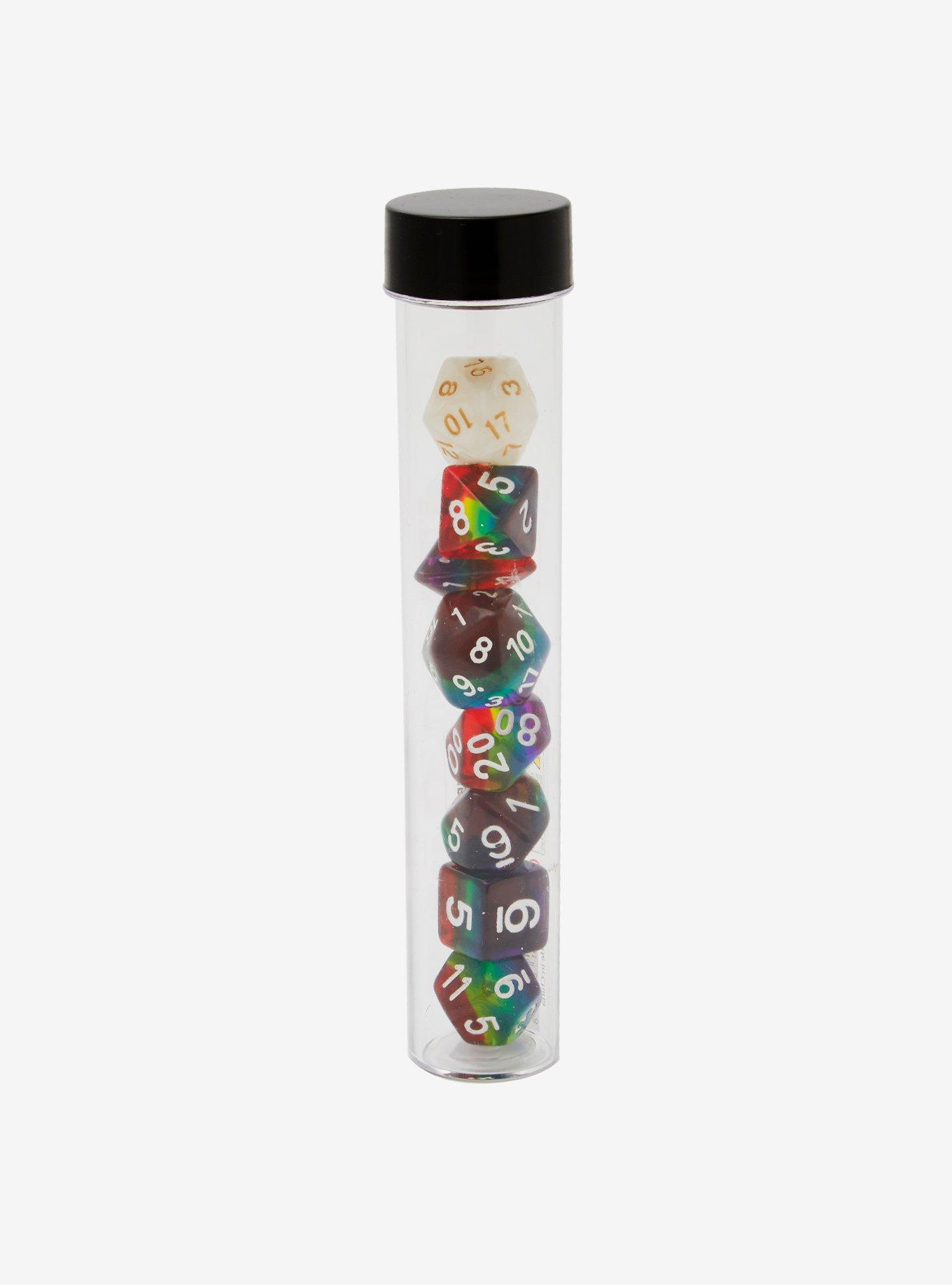 Sirius Rainbow Transparent Dice Set, , hi-res