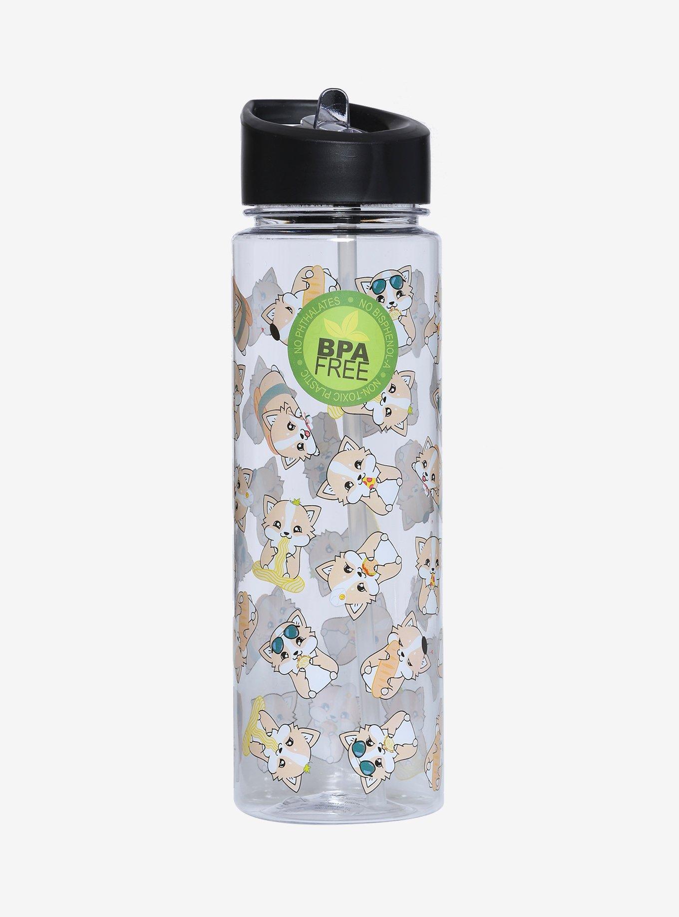 Corgi Puppy With Snacks Water Bottle, , hi-res