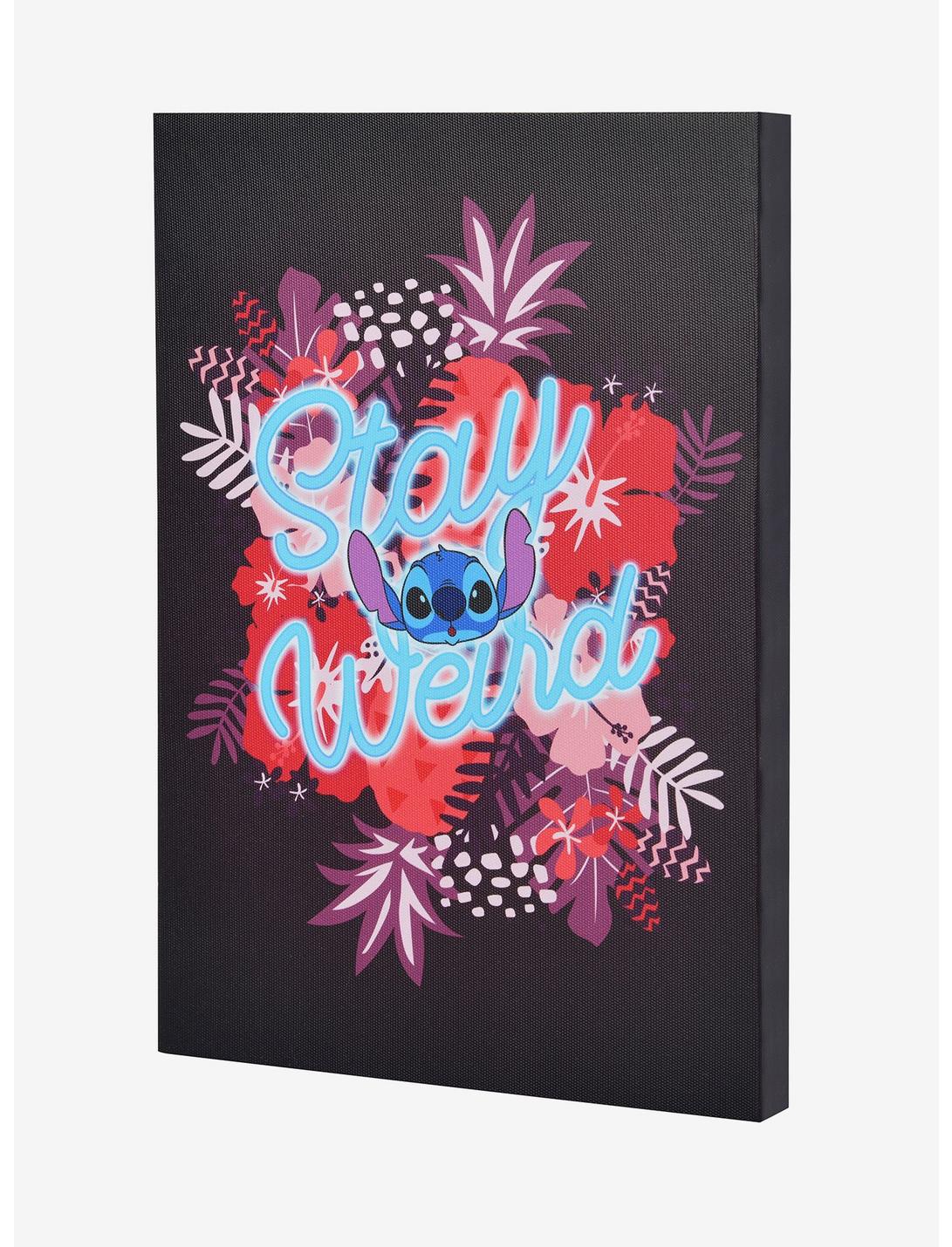 Disney Lilo & Stitch Stay Weird Stitch Canvas Wall Art, , hi-res