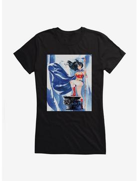 DC Comics Wonder Woman Blue Gaze Girls T-Shirt, , hi-res