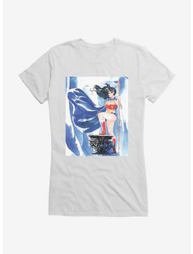 DC Comics Wonder Woman Blue Gaze Girls T-Shirt, , hi-res