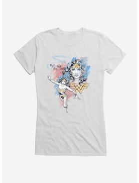 DC Comics Wonder Woman Diana Collage Girls T-Shirt, , hi-res