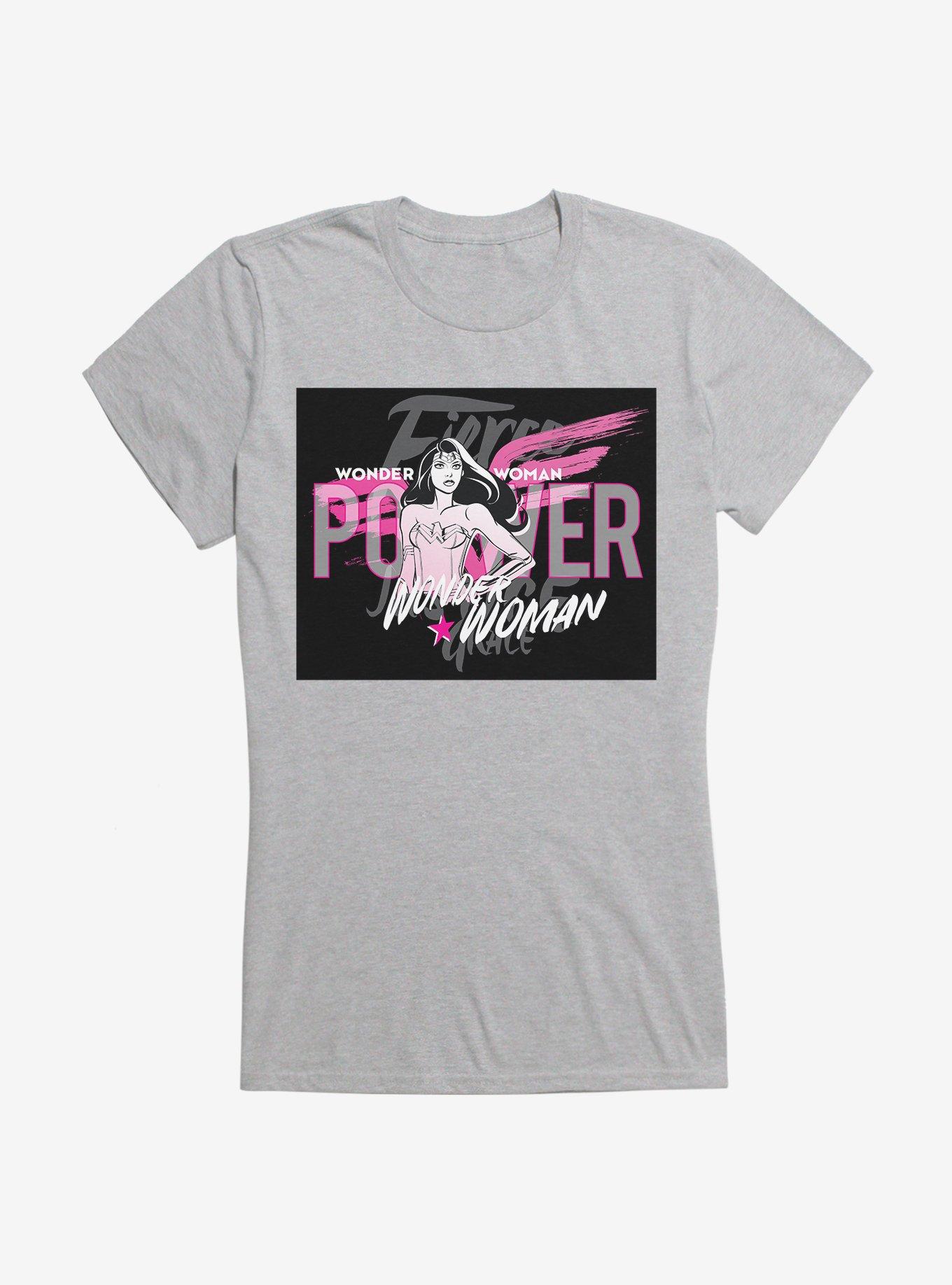 DC Comics Wonder Woman Fierce Pink Power Girls T-Shirt, , hi-res