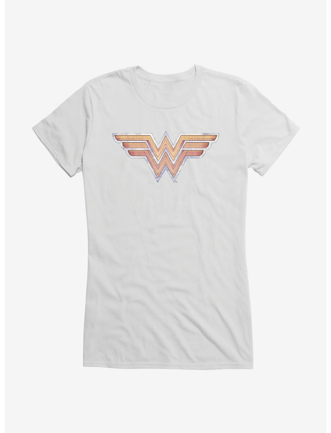 DC Comics Wonder Woman Gold Logo Girls T-Shirt, , hi-res