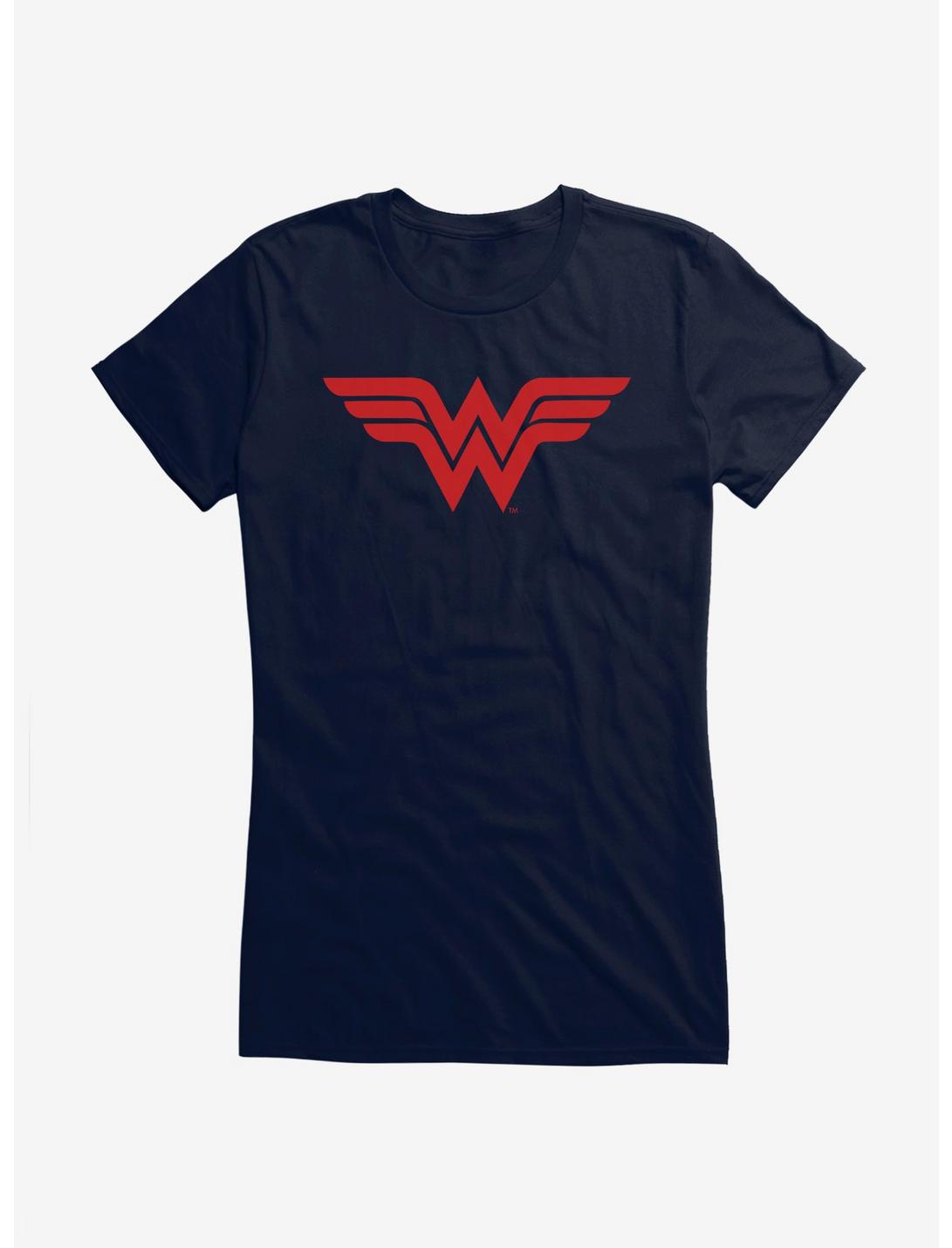 DC Comics Wonder Woman Large Logo Girls T-Shirt, , hi-res