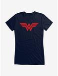 DC Comics Wonder Woman Large Logo Girls T-Shirt, , hi-res