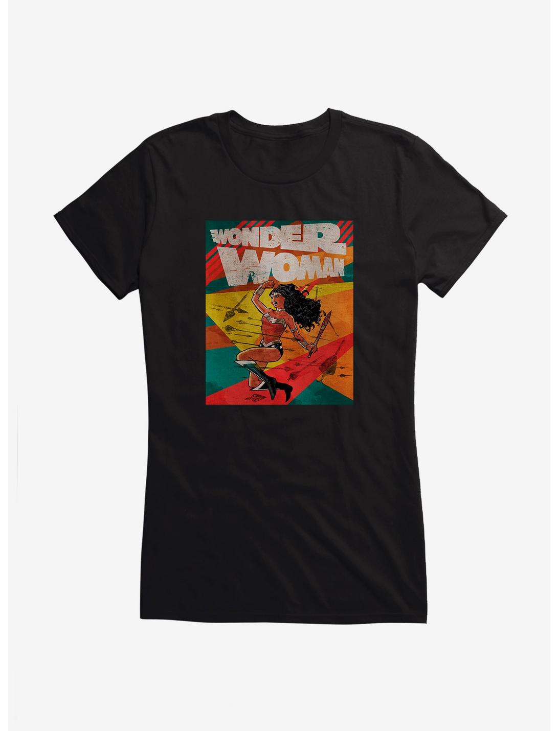 DC Comics Wonder Woman Offensive Charge Girls T-Shirt, , hi-res