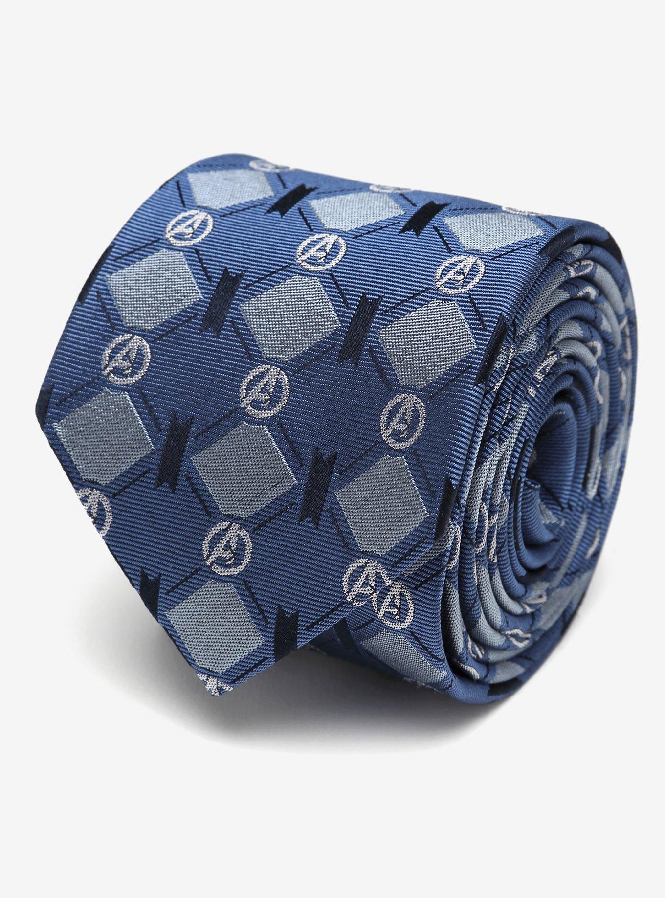 Marvel Avengers Argyle Blue Tie, , hi-res