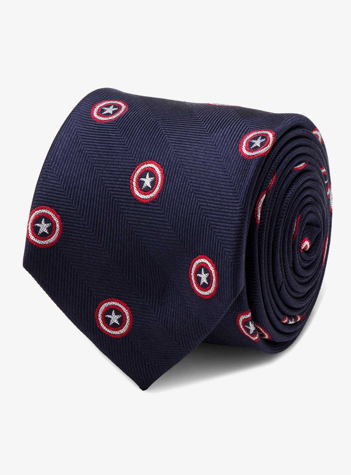 Marvel Captain America Navy Tie, , hi-res