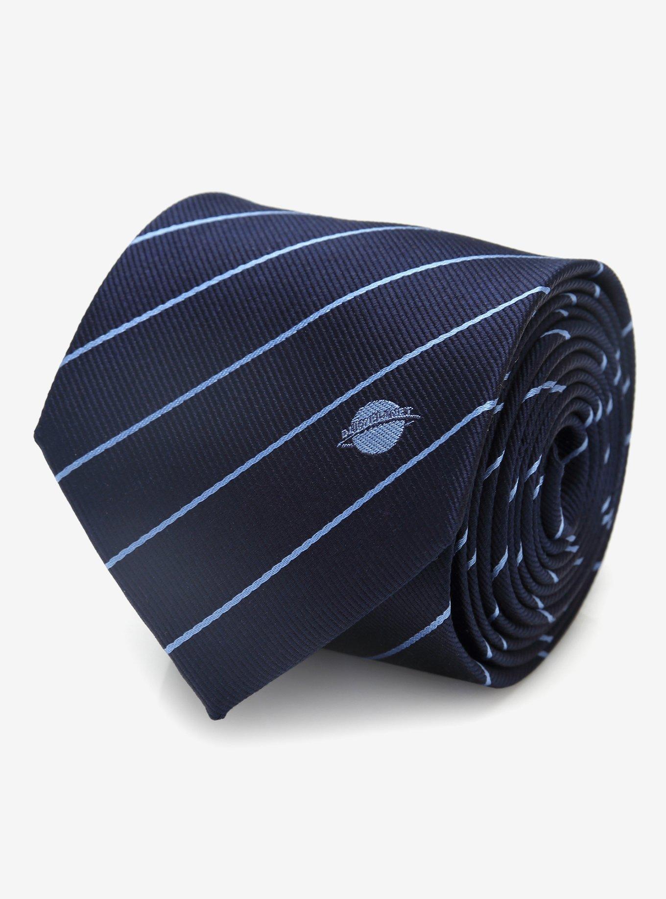 DC Comics Superman Daily Planet Navy Stripe Tie, , hi-res