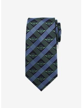 Star Wars Yoda Navy Plaid Tie, , hi-res