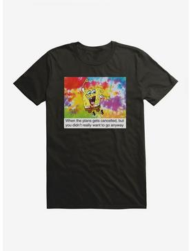 SpongeBob SquarePants Cancelled Plans Meme T-Shirt, , hi-res