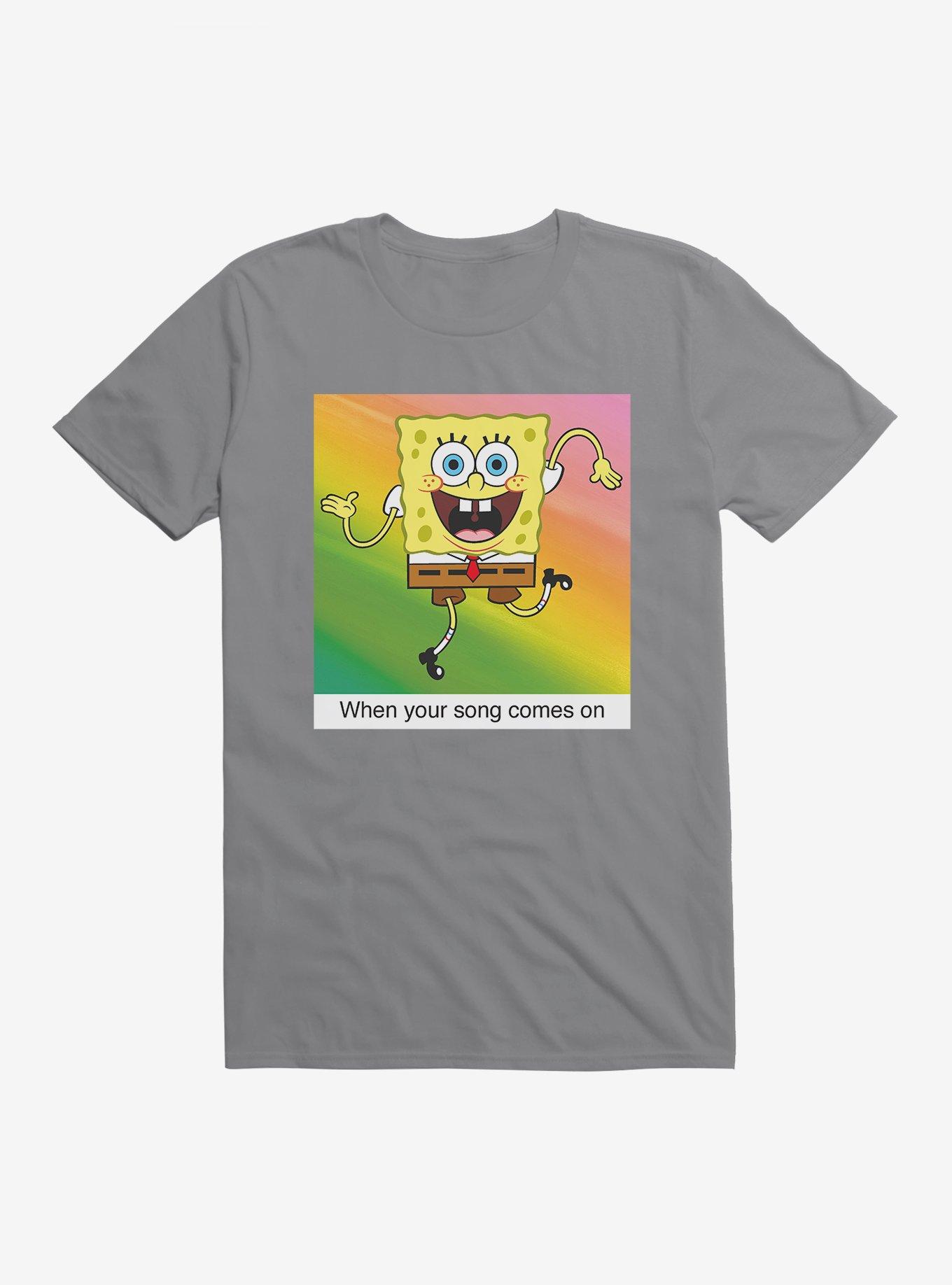 SpongeBob SquarePants Your Song Meme T-Shirt, , hi-res
