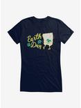 SpongeBob SquarePants Earth Day Gold Sketch Girls T-Shirt, , hi-res