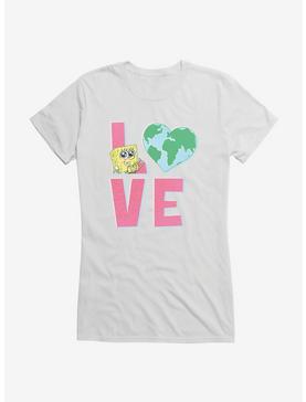 SpongeBob SquarePants Earth Day Love Eyes Girls T-Shirt, , hi-res
