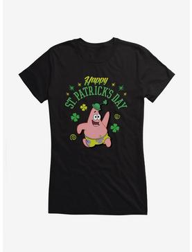 SpongeBob SquarePants Happy Saint Patrick's Day Hat Girls T-Shirt, , hi-res