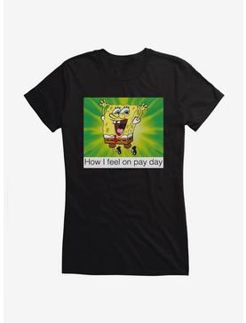 SpongeBob SquarePants Pay Day Meme Girls T-Shirt, , hi-res
