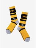 Harry Potter Hufflepuff Colorblock Crew Socks - BoxLunch Exclusive, , hi-res