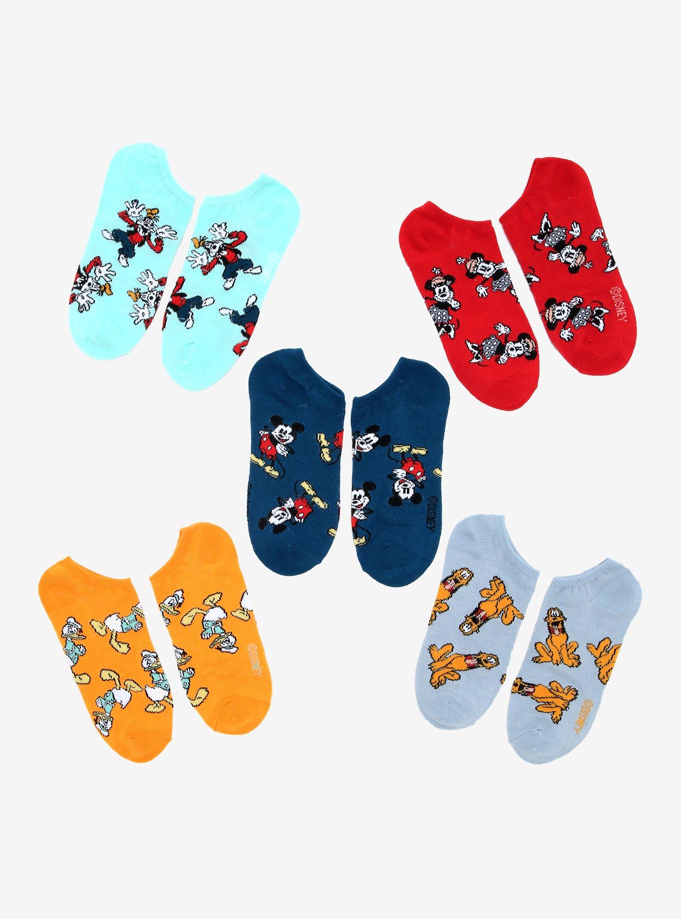 Disney Mickey Mouse & Friends Ankle Sock Set - BoxLunch Exclusive, , hi-res