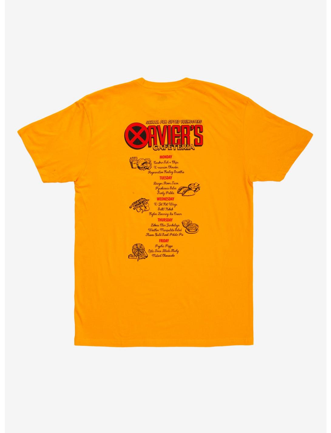 Marvel Eat the Universe X-Men Xavier's Cafeteria T-Shirt - BoxLunch Exclusive, YELLOW, hi-res