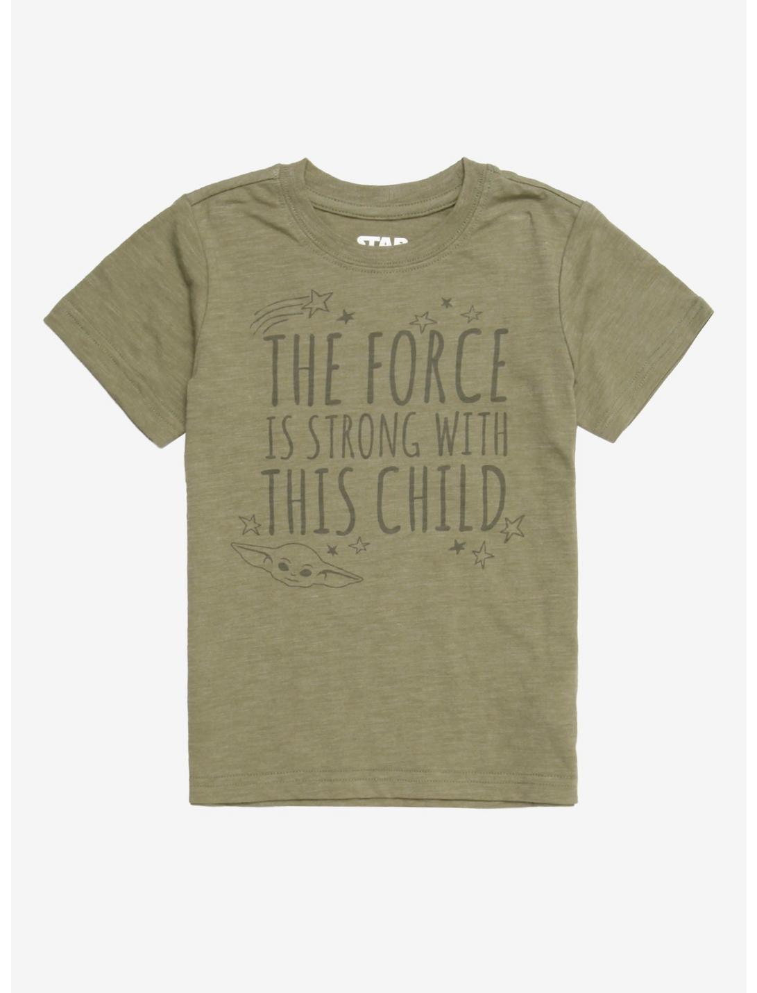 Star Wars Force Is Strong With This Child Toddler T-Shirt - BoxLunch Exclusive, BLACK, hi-res