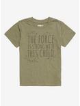 Star Wars Force Is Strong With This Child Toddler T-Shirt - BoxLunch Exclusive, BLACK, hi-res