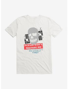 iCreate I Don't Care Skull T-Shirt, , hi-res