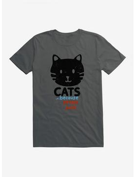 iCreate Cats Rule, People Suck!  T-Shirt, , hi-res