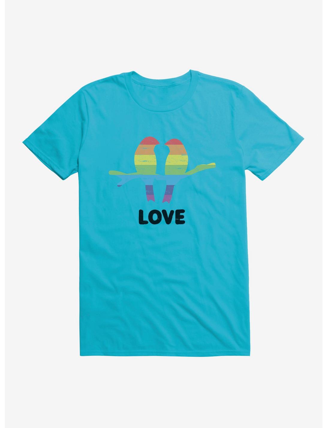 iCreate Pride Love Birds Pride T-Shirt, , hi-res