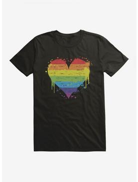 iCreate Pride Painted Heart T-Shirt, , hi-res