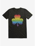 iCreate Pride Rainbow Shamrock Icon T-Shirt, , hi-res