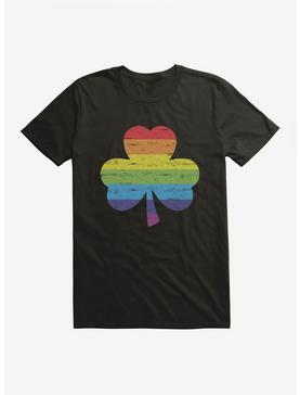 iCreate Pride Rainbow Shamrock Icon T-Shirt, , hi-res