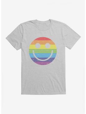 iCreate Pride Rainbow Smile Icon T-Shirt, , hi-res
