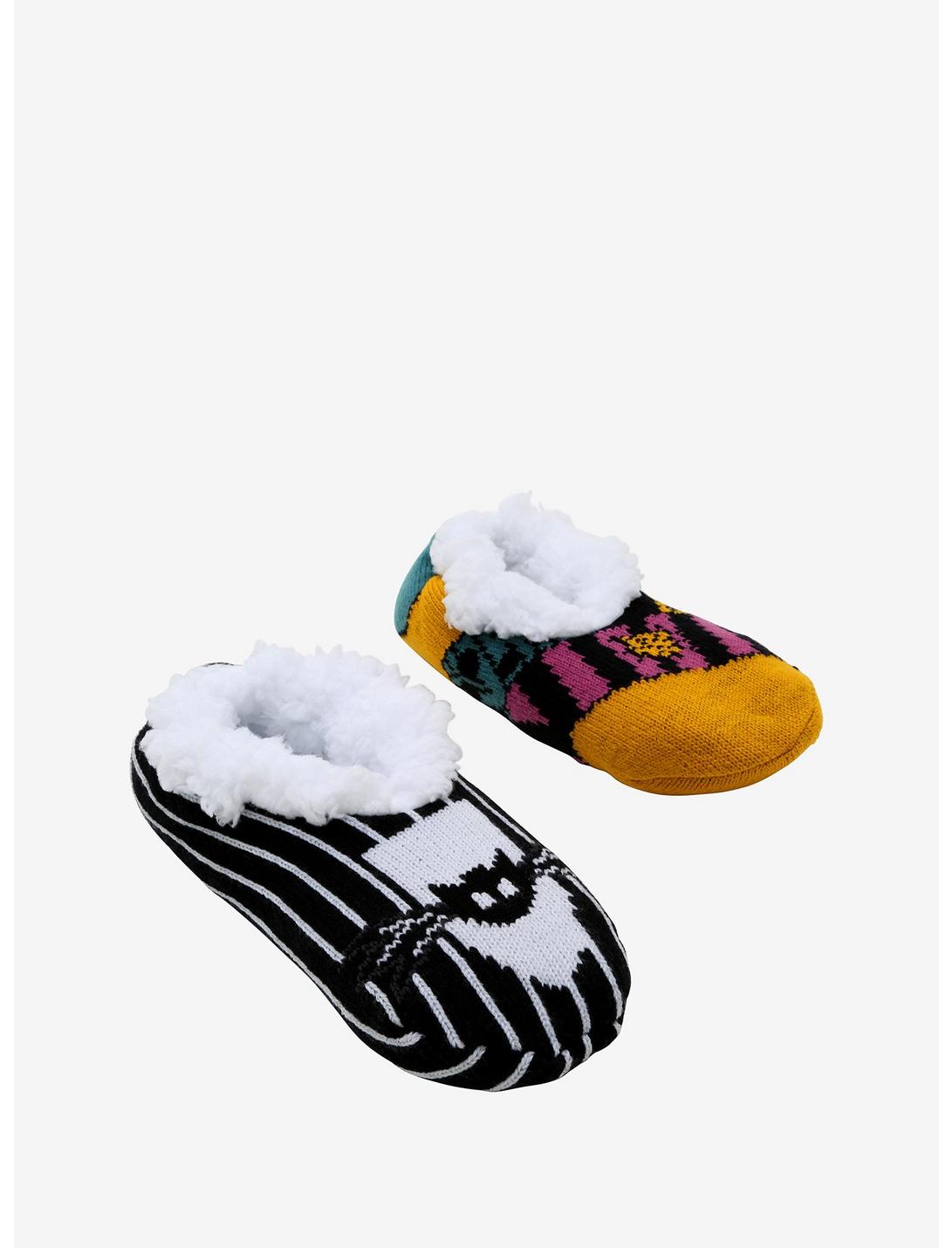 The Nightmare Before Christmas Jack & Sally Cozy Slippers, , hi-res