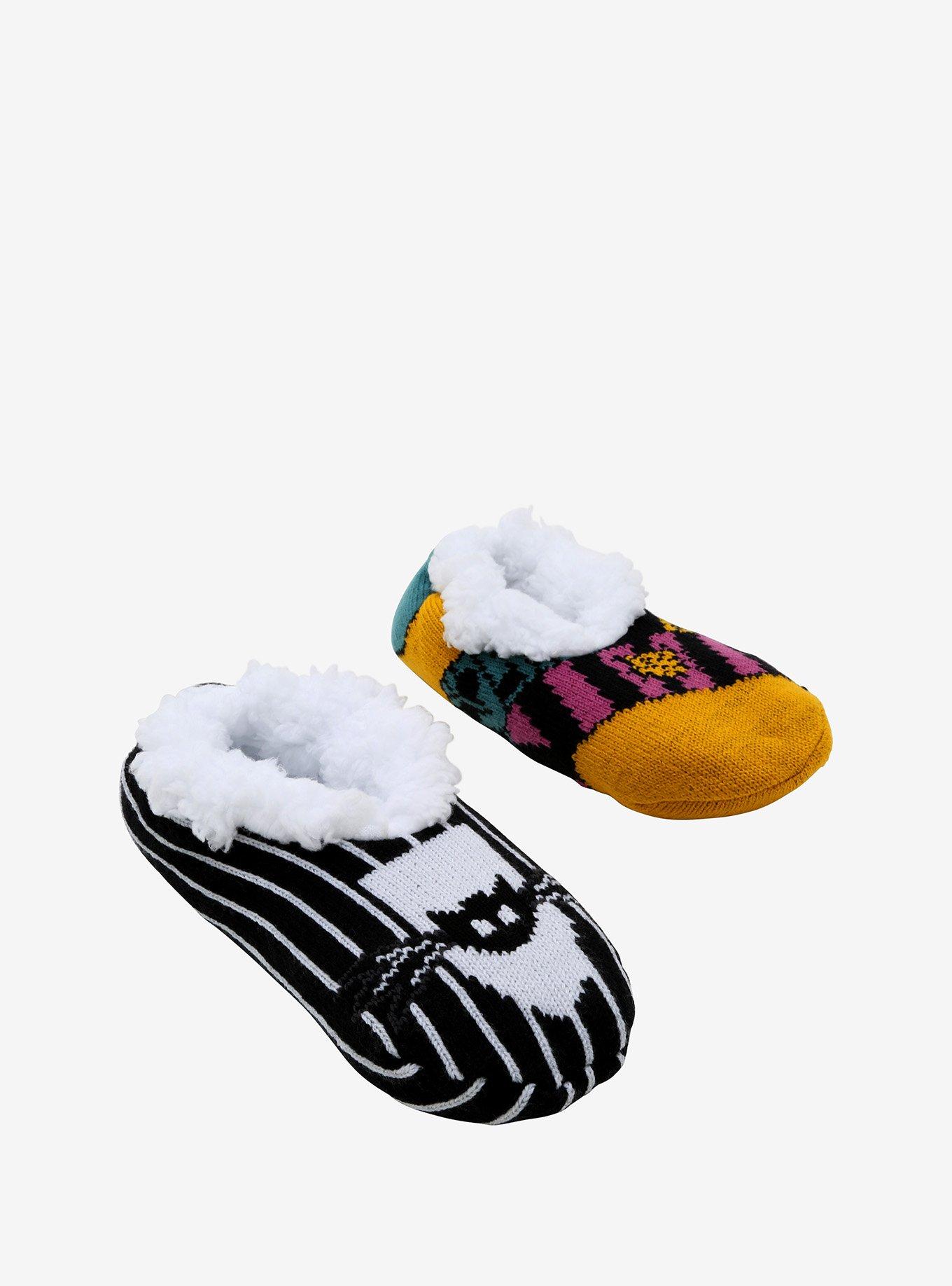 The Nightmare Before Christmas Jack & Sally Cozy Slippers, , hi-res