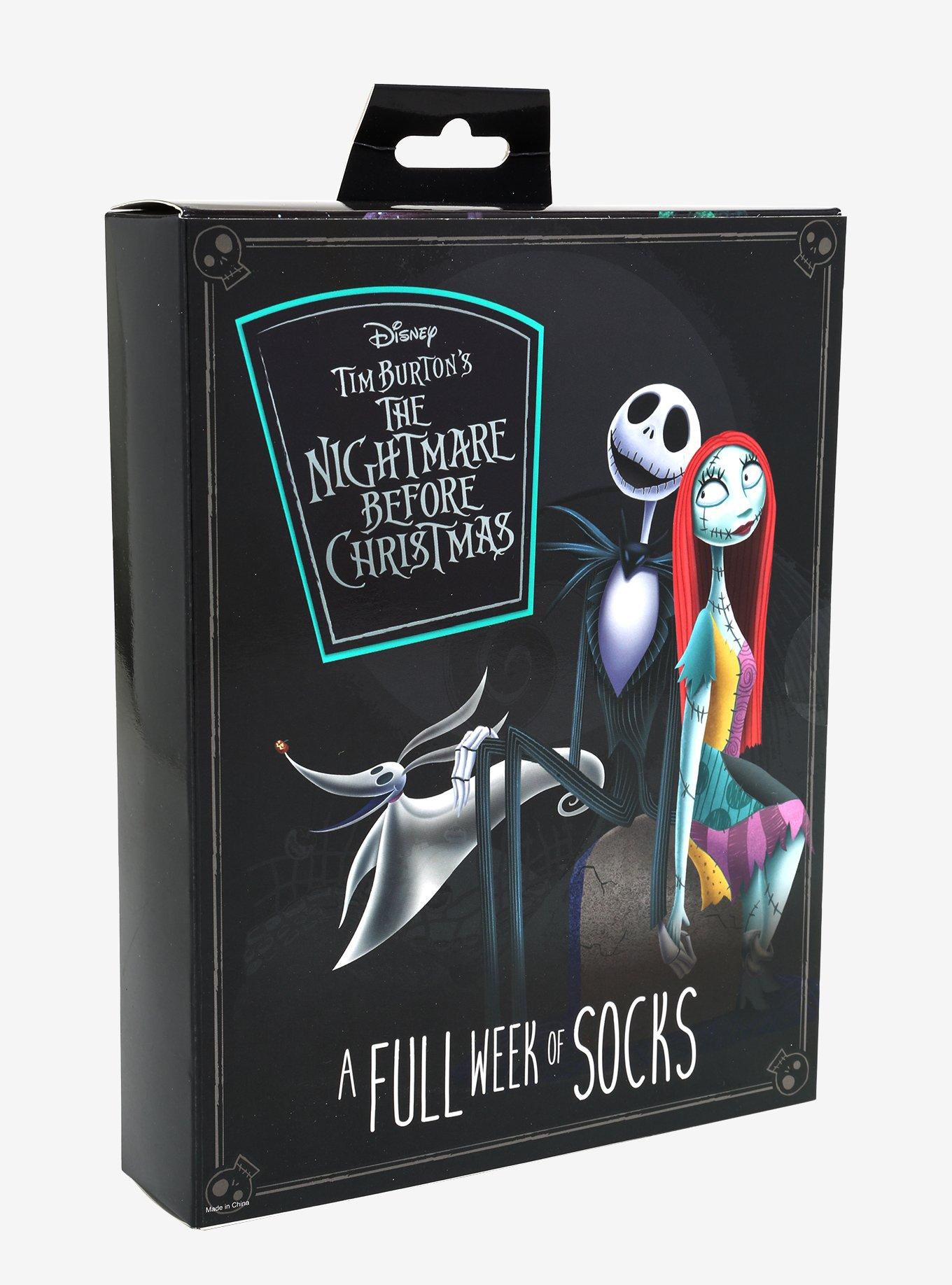 The Nightmare Before Christmas 7 Days Of Socks Gift Set