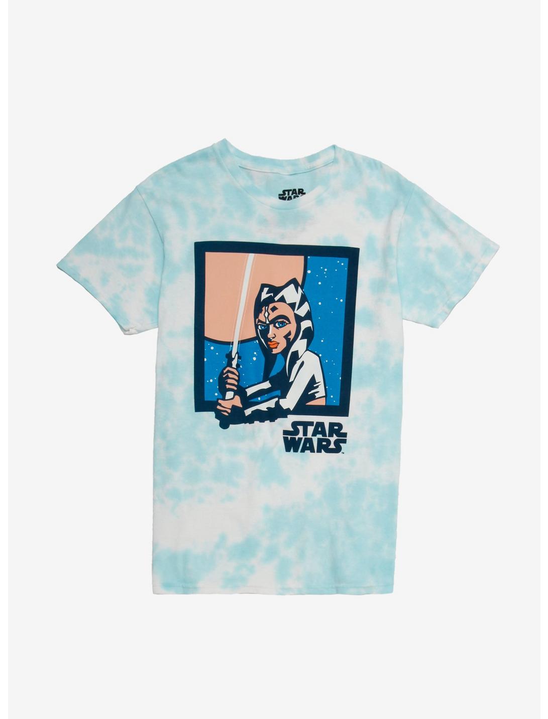 Star Wars: The Clone Wars Ahsoka Tie-Dye Girls T-Shirt, MULTI, hi-res