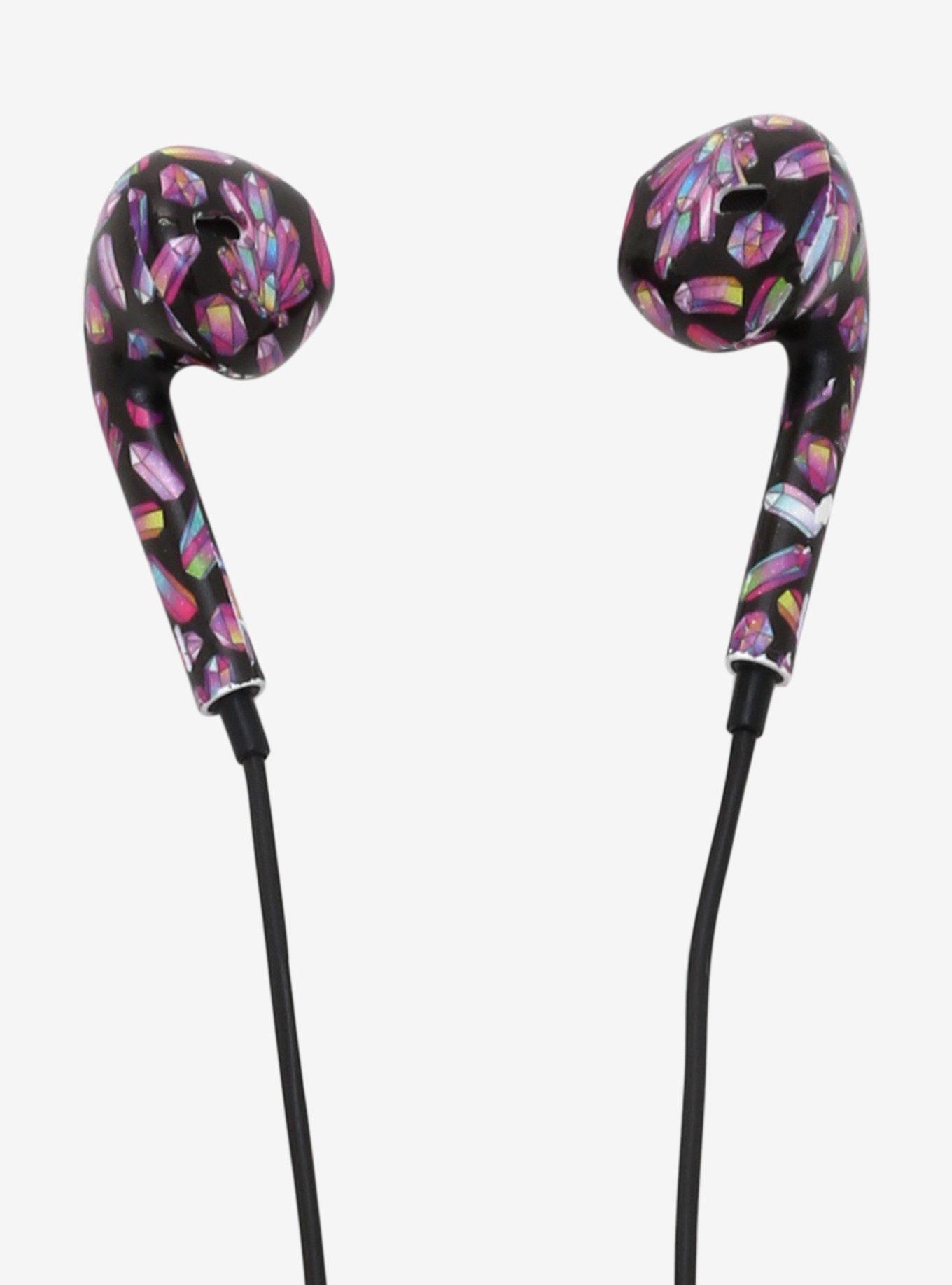 Purple Crystal Earbuds, , hi-res
