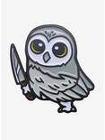 Owl With Knife Enamel Pin, , hi-res