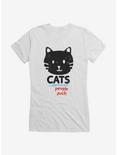 iCreate Cats Rule, People Suck! Girls T-Shirt, , hi-res