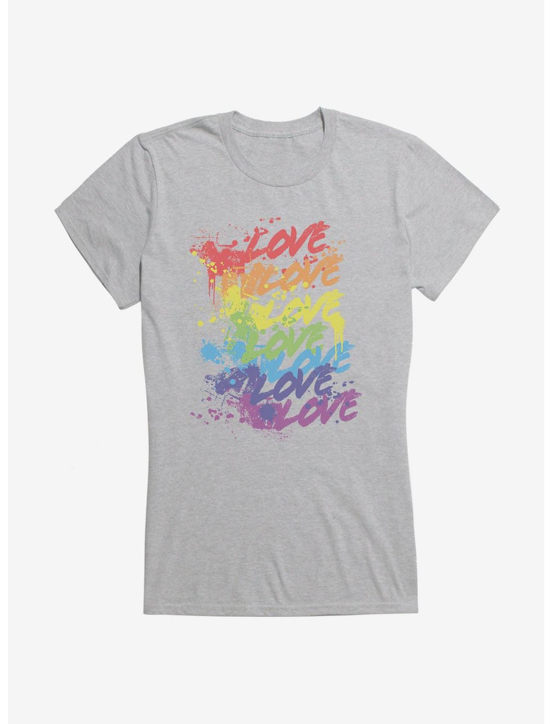 iCreate Pride Love Paint Splatter T-Shirt, , hi-res
