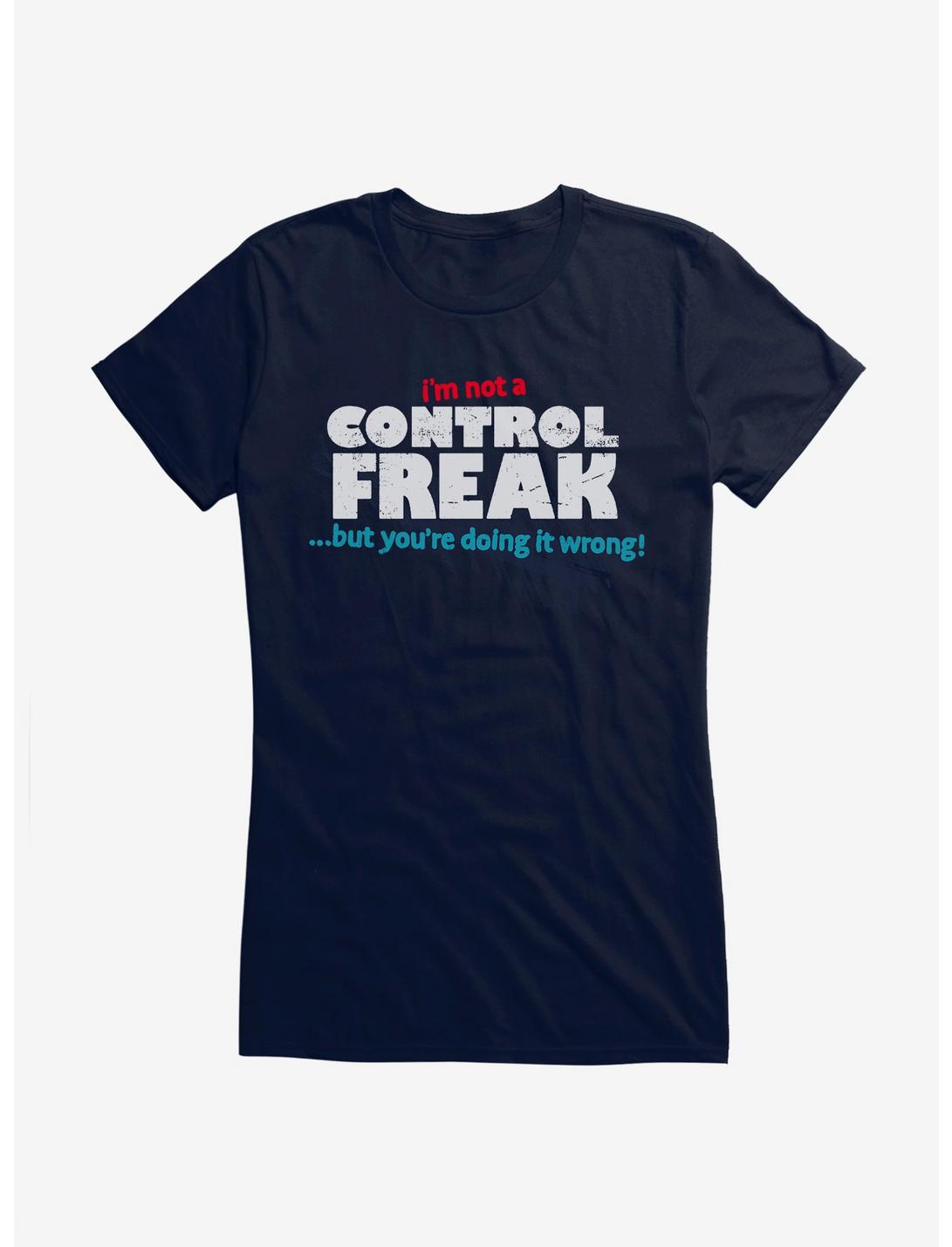 iCreate Not A Control Freak Girls T-Shirt, , hi-res